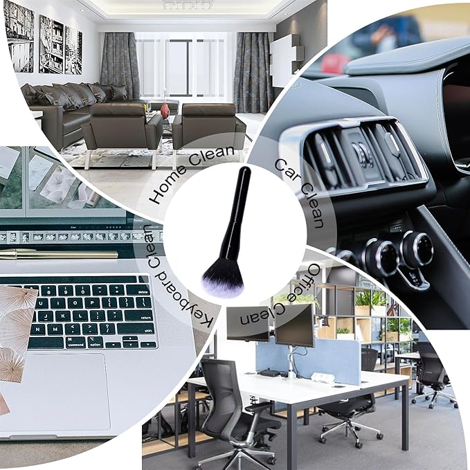 1 Pack Exquisite Microfiber Duster Brush with Soft Fibers, Dust Brushes, Efficient Dust Removal, Cleaning Tool Perfect for Car Interior, Digital Devices, Keyboards, Artwork, Craft