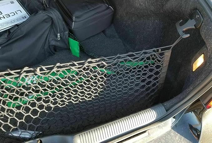 Trunk Organizer for Dodge Charger 2011-2019 – Mesh Car Trunk Organizer – Cargo Net for Sedans – Nylon Mesh Netting – Compatible with Dodge Charger 2011-2019