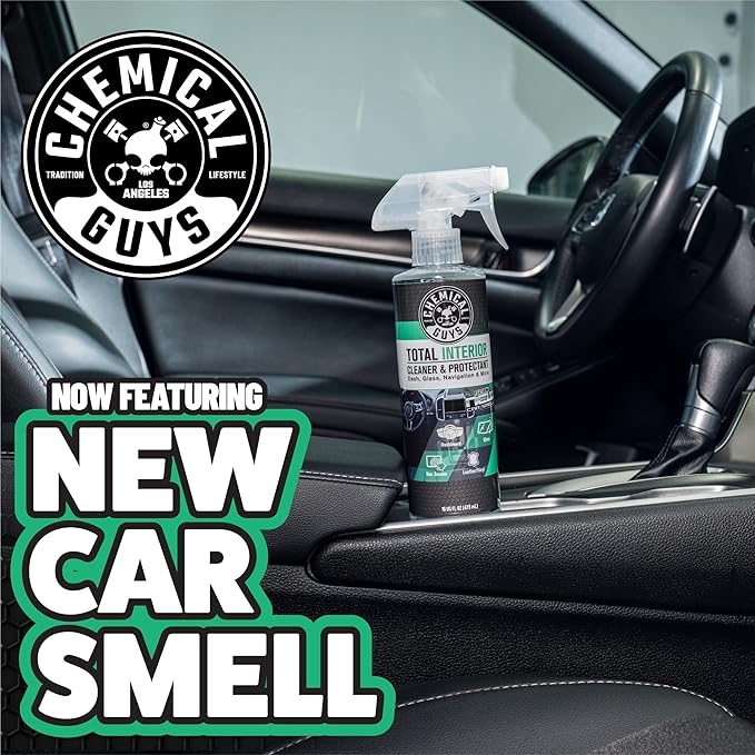 Chemical Guys Keep Your Car New Kit, Ideal for Cleaning and Detailing. Includes New Car Scented VRP, Total Interior, Air Freshener, and 3 Detailing Towels - 6 Piece Kit