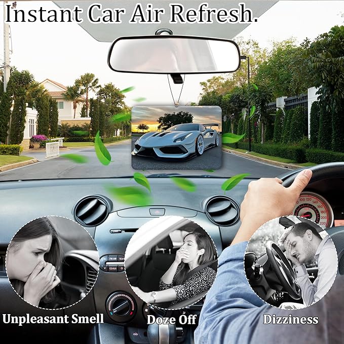 10-1000Pcs Custom LOGO Air Fresheners, Customized Bulk Car Air Freshener, Personalized Photo Company Text LOGO Air Fresheners Brand Wedding Gifts (Horizontal)