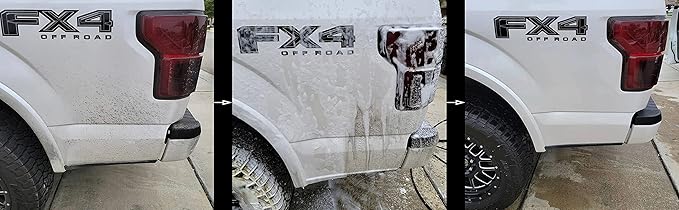 Wash Chems Pro 50 Touchless Car Wash Detergent Soap Concentrate No Brushing, Commercial Grade Professional Auto Foam Cleaner Also Great for Trucks & Tractors