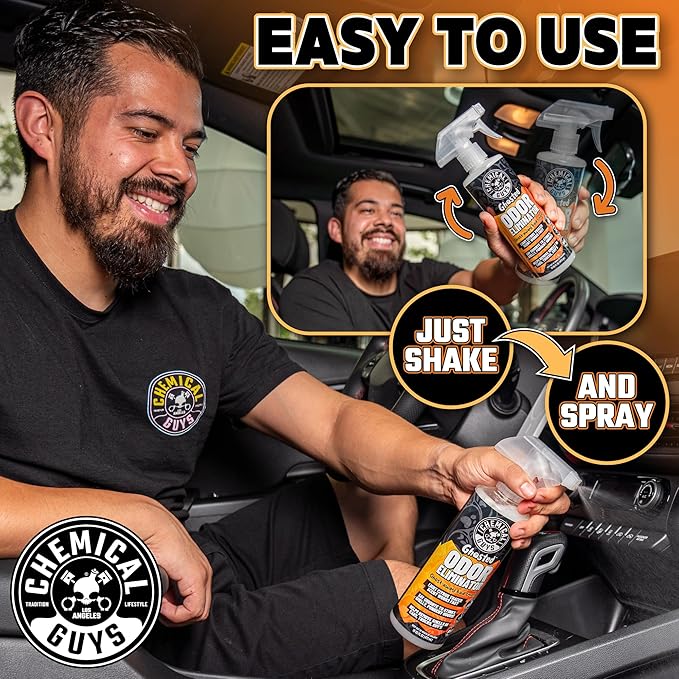Chemical Guys SPI23216 Ghosted Complete Interior Vehicle Odor Eliminator, Great for Cars, Trucks, SUVs, RVs, Home, Office & More, 16 fl oz