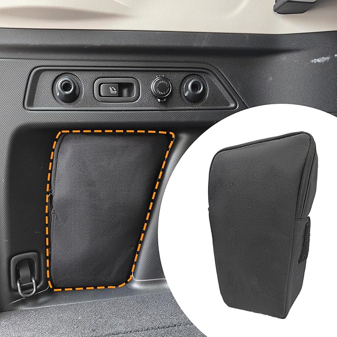 Trunk Upgrade, Trunk Organizer Pocket Bag, Trunk Cubby Storage bag, Cargo side pocket For Subaru Forester SK 2024 2023 2022 2021 2020 2019,Only For Driver's Side, Black, 1 pc
