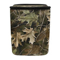 Camo Hunting Forest Car Trash Can with Lid Collapsible Auto Trash Bin Reusable Automotive Garbage Can Auto Accessory Interior Car Organizer