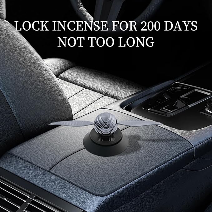 MAJESTY`S SECRET PHEROMAX Solar Car Air Freshener Diffuser, Odor Eliminator for Vehicle Scenting Device, Long Lasting Scent for Auto, Automotive Accessories Interior Scent Diffuser (black)