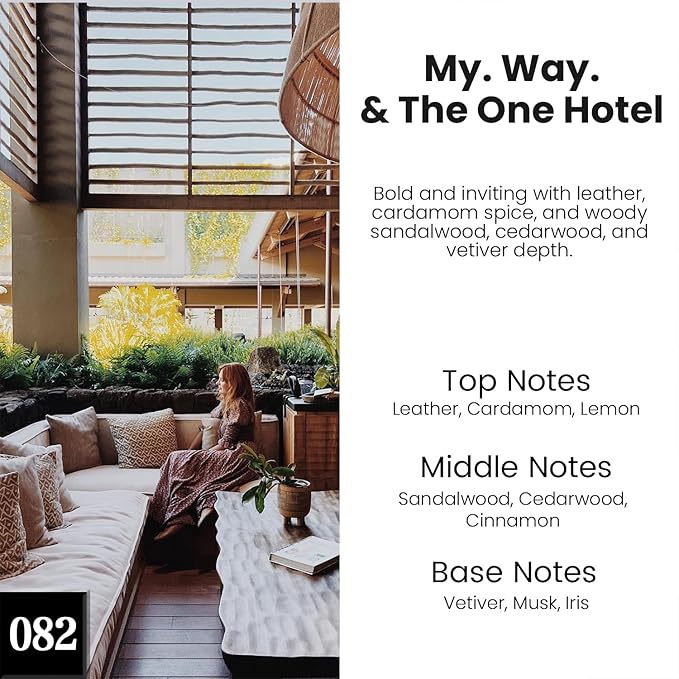 HoogaLife Car Air Freshener Hanging 2 Pack - Hotel Collection Diffuser Oil Inspired by M.y Way & The 0ne Hotel - NO.1000 Fragrance Oil, Car Fresheners for Women Made in USA (082)