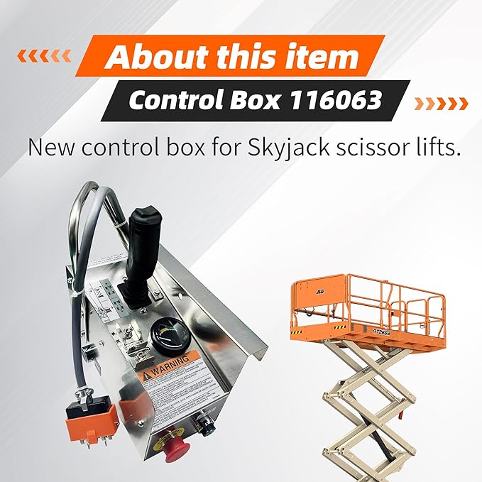 116063 Control Box Compatible with SkyJack Scissor Lift SJIII 3220 4620 4626 4830 4832 6826 6832