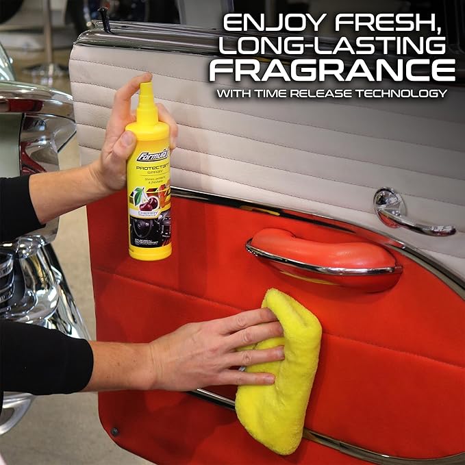 Formula 1 Interior Detailing Protectant Spray, Car Interior Cleaner with Lasting Citrus Fragrance and UV Protection, Safe for Vinyl, Rubber, Plastic, & Dashboard - 10oz