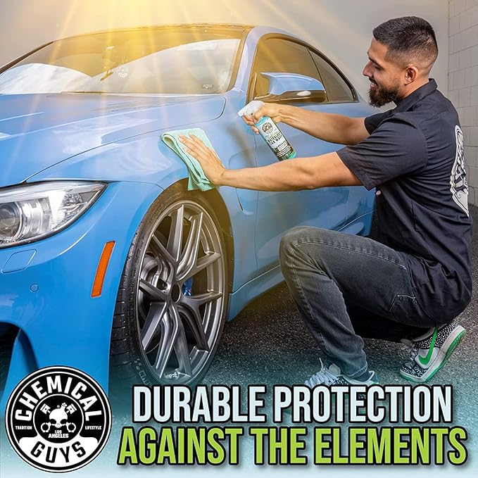 Chemical Guys Swift Wipe Waterless Car Wash Spray – Safe Cleaner for Cars, Trucks, Motorcycles, RVs, Chrome, Paint & Glass – High Gloss Finish – 32 fl oz