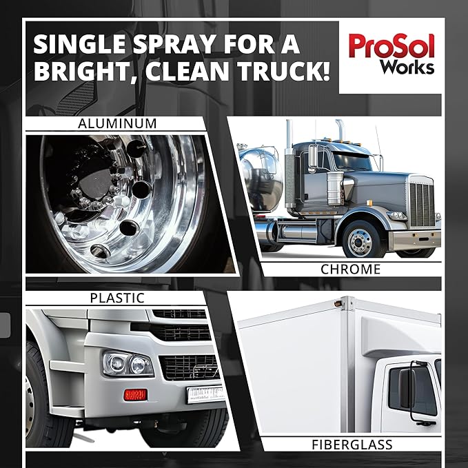 Bug Splat N' All Truck Cleaner 32 fl oz - Truck All Purpose Cleaner for Bug Splatter, Road Grime, Bird Droppings & Black Streak Remover - Tire Shine & Semi Cleaning Kit - Safe on All Surfaces