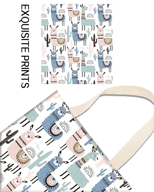 Car Garbage Can, Hanging Car Trash Can Bag for Back Seat Organizer, Cute Llamas