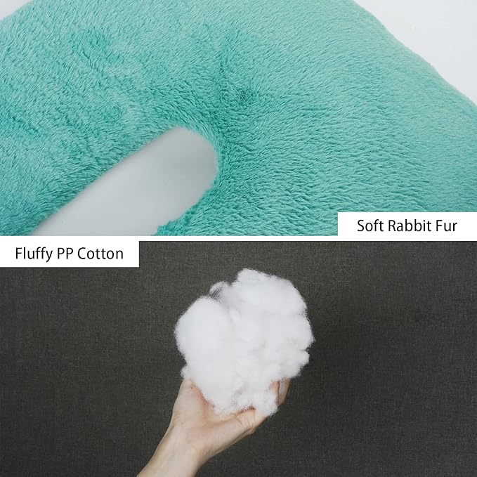 Neck Pillow for Kids Travel Provides Double Support to The Head and Neck in Any Sleeping Position on Flights, Car, and at Home, Comfortable Airplane Travel Pillow