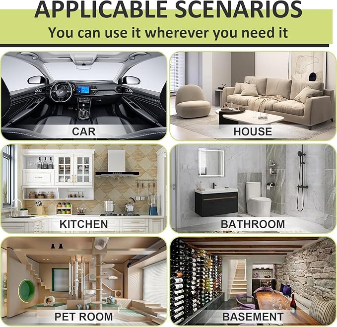 0zone Generator 65000mg - O3 Air Purifier for Home & Car, Ozone Machine Odor Removal for Smoke & Pet (Black)