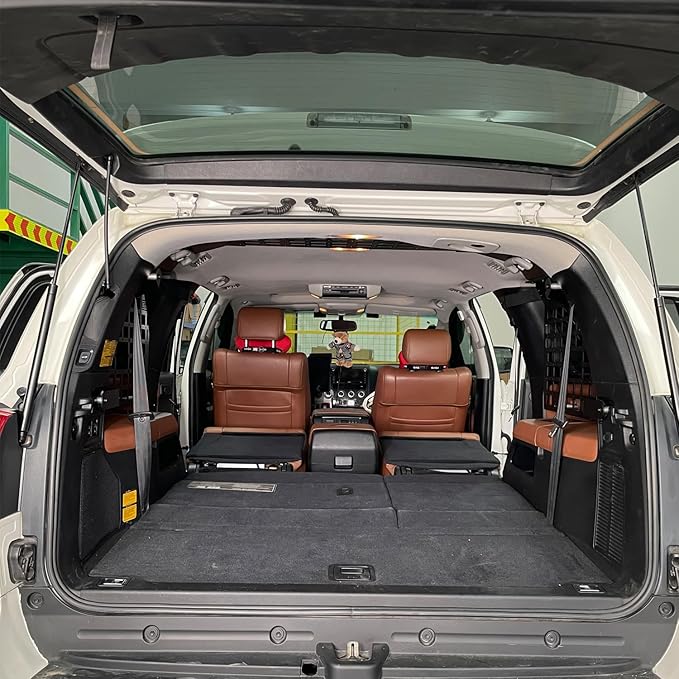 HIGH FLYING for Toyota Sequoia 2008-2022 Car Accessories Modular Storage Molle Panels System Trunk Shelf Luggage Storage Carrier Trunk Organizer Aluminum Alloy (Side Panels)