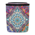 Boho Mandala Car Trash Can Leak-Proof Auto Trash Bin Portable Auto Garbage Bag Large Capacity Trashcan Storage Bag Multipurpose Car Organizer Hanging