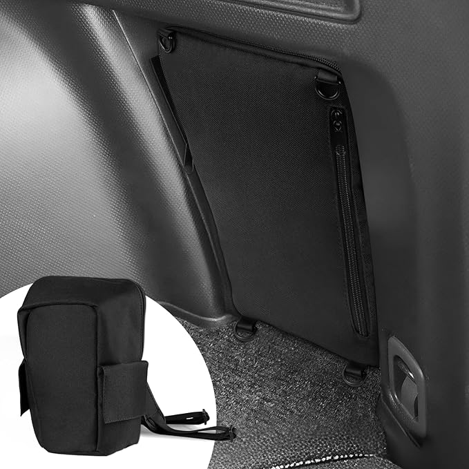 Powerty Upgrade Subaru Forester Trunk Organizer Pocket, Cargo Organizer Multifunction Backpack Car Trunk Side Pocket Trunk Storage for Forester 2019-2024 1Pcs