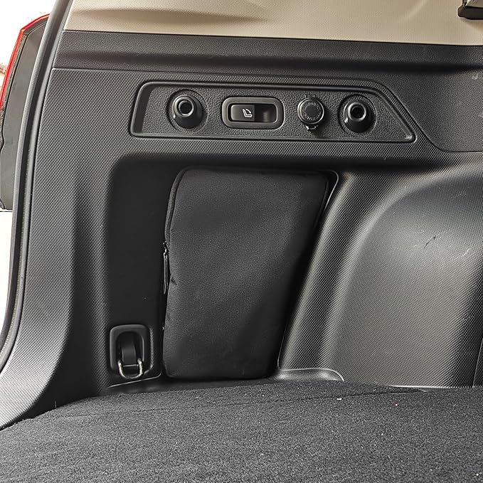 Trunk Upgrade, Trunk Organizer Pocket Bag, Trunk Cubby Storage bag, Cargo side pocket For Subaru Forester SK 2024 2023 2022 2021 2020 2019,Only For Driver's Side, Black, 1 pc