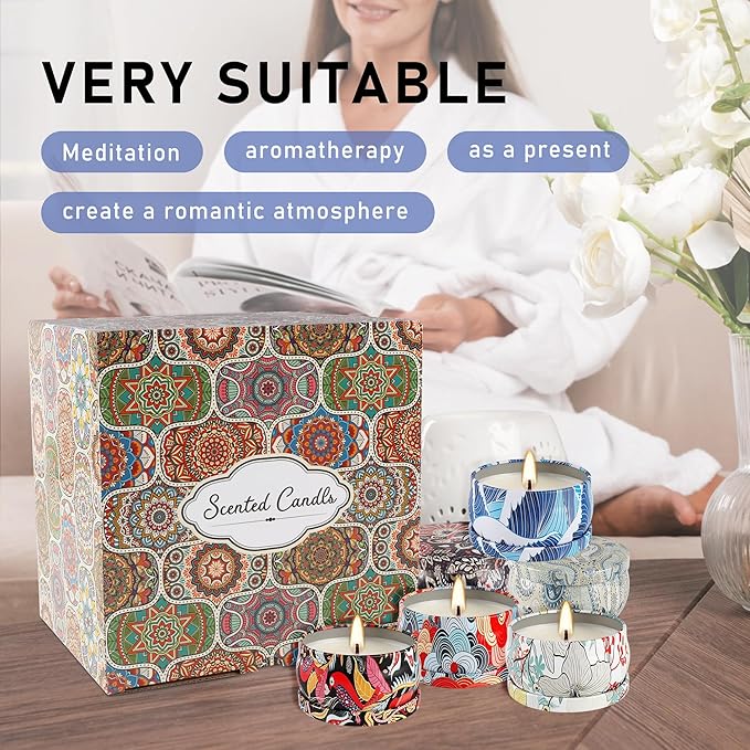 Set 36Pack Scented Candles,Candvent Calendar 2025,Gifts Soy Wax Travel Tin Jar Candles for Home 2.5 OZ jar Candles for Mom for Christmas, Birthday, Thanksgiving, Mother's Day