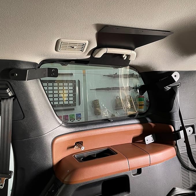 HIGH FLYING for Toyota Sequoia 2008-2022 Car Accessories Modular Storage Molle Panels System Trunk Shelf Luggage Storage Carrier Trunk Organizer Aluminum Alloy (Side Panels)