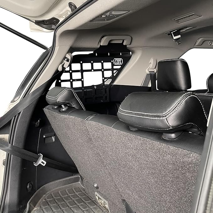 HIGH FLYING for Toyota Fortuner 2016-2024 Car Accessories Modular Storage Molle Panels System Trunk Shelf Luggage Trunk Organizer Aluminum Alloy (Side Panels)