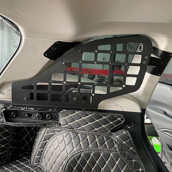 HIGH FLYING for Subaru Forester 2019-2024 Car Accessories Modular Storage Molle Panels System Trunk Shelf Luggage Storage Carrier Trunk Organizer Aluminum Alloy (Side Panels)