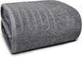Tens Towels Pack of 1 Jumbo Bath Sheet 40 x 80 Inches, Extra Large & Light Weight, Quicker to Dry, 100% Cotton, Super Soft & Absorbent, Perfect to Wrap Yourself in, Dark Grey