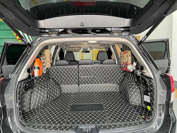 HIGH FLYING for Subaru Forester 2019-2024 Car Accessories Modular Storage Molle Panels System Trunk Shelf Luggage Storage Carrier Trunk Organizer Aluminum Alloy (Side Panels)