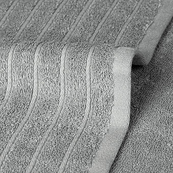 Tens Towels Pack of 1 Jumbo Bath Sheet 40 x 80 Inches, Extra Large & Light Weight, Quicker to Dry, 100% Cotton, Super Soft & Absorbent, Perfect to Wrap Yourself in, Cool Grey