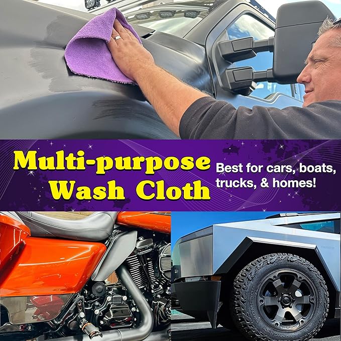 Wizards Water Bandit - Multi Purpose Synthetic Drying Chamois for Autos, Trucks, Boats, Motorcycles, and Homes - Machine Washable Car Drying Towel - King Sized Chamois Cloth For Car - 27 x17 Inches