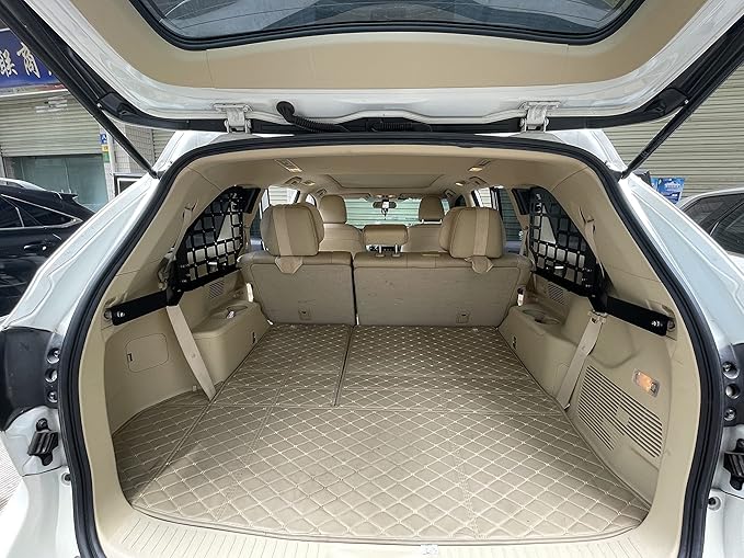 HIGH FLYING for Toyota Highlander 2014 2015 2016 2017 2018 2019 Car Accessories Modular Storage Molle Panel Shelf Luggage Carrier Trunk Organizer Aluminum (Side Panel)