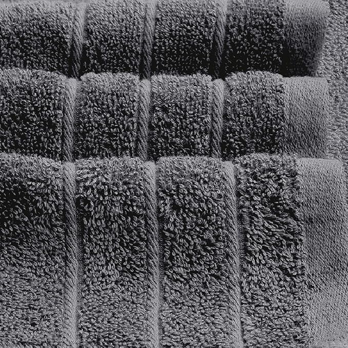 Tens Towels Pack of 1 Jumbo Bath Sheet 40 x 80 Inches, Extra Large & Light Weight, Quicker to Dry, 100% Cotton, Super Soft & Absorbent, Perfect to Wrap Yourself in, Dark Grey