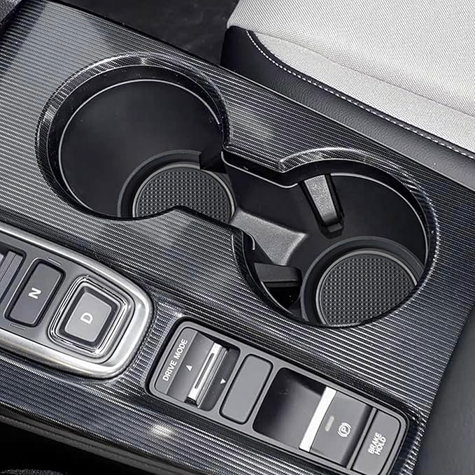 for Honda Civic Accessories 2026 2025 2024 2023 2022 Cup Holder Inserts Center Console Liner 3D Silicone Cup Holder Coaster Protector Mat Pad Non-Slip Interior Decoration for Civic 3Pcs (Gray)