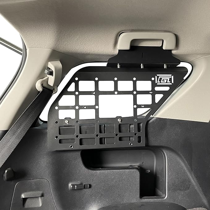 HIGH FLYING for Toyota Fortuner 2016-2024 Car Accessories Modular Storage Molle Panels System Trunk Shelf Luggage Trunk Organizer Aluminum Alloy (Side Panels)