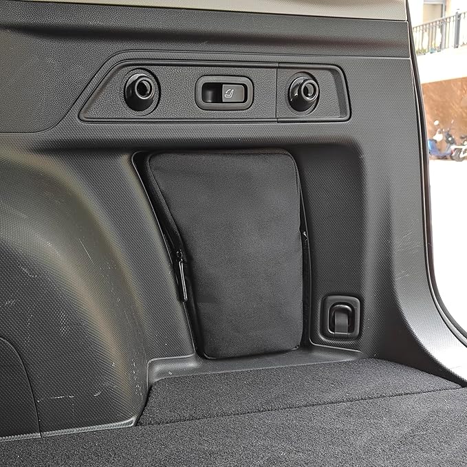 Trunk Upgrade, Trunk Organizer Pocket Bag, Trunk Cubby Storage bag, Cargo side pocket For Subaru Forester SK 2024 2023 2022 2021 2020 2019,Black, 2 pcs (Driver's side+Passenger's side)